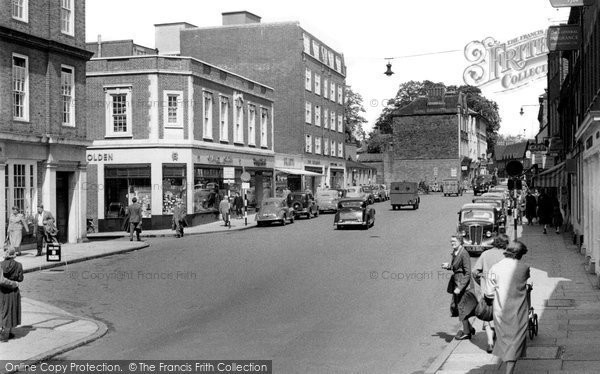 Photo of Guildford, Upper High Street c.1950