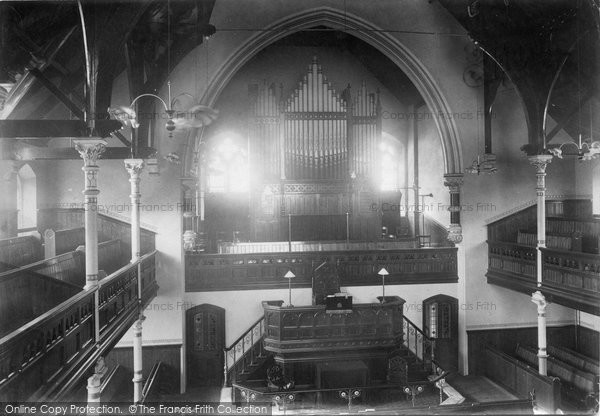 Photo of Guildford, Wesleyan Chapel Interior 1904
