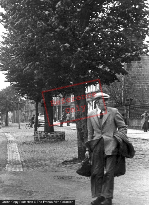 Photo of Guisborough, A Pedestrian In Westgate c.1955