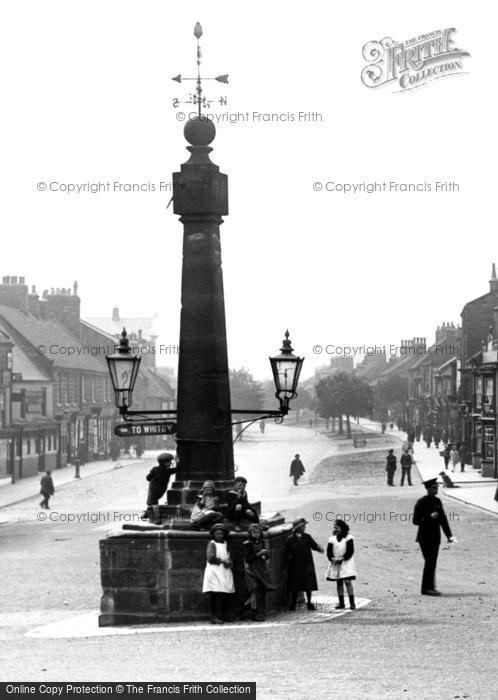 Photo of Guisborough, Children By The Market Cross 1918