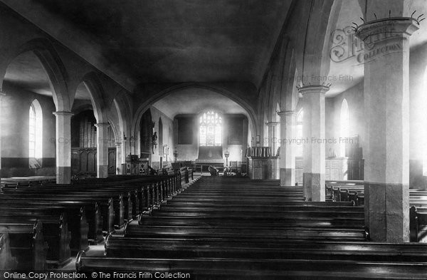 Photo of Guisborough, Church Interior 1891