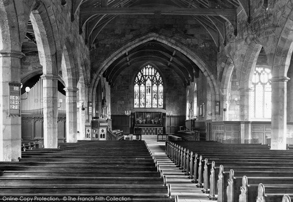 Photo of Guisborough, Church Interior 1907