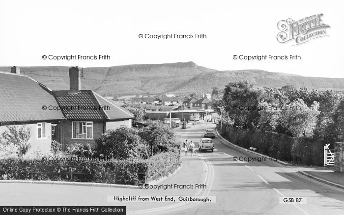Photo of Guisborough, Highcliff From West End c.1965