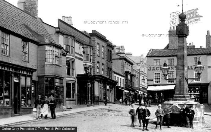 Photo of Guisborough, In Front Of The Chemist's 1891