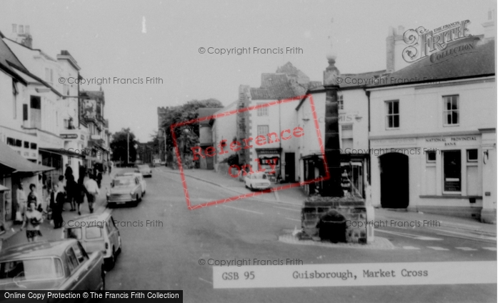 Photo of Guisborough, Market Cross c.1965