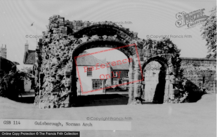 Photo of Guisborough, Norman Arch c.1965