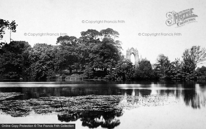 Photo of Guisborough, Priory From The Lake 1885