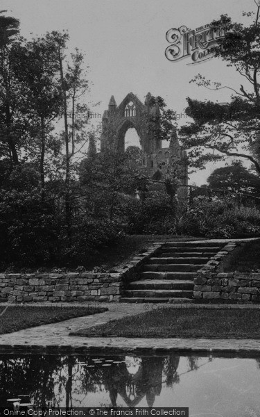 Photo of Guisborough, Priory From The Lily Pond 1913