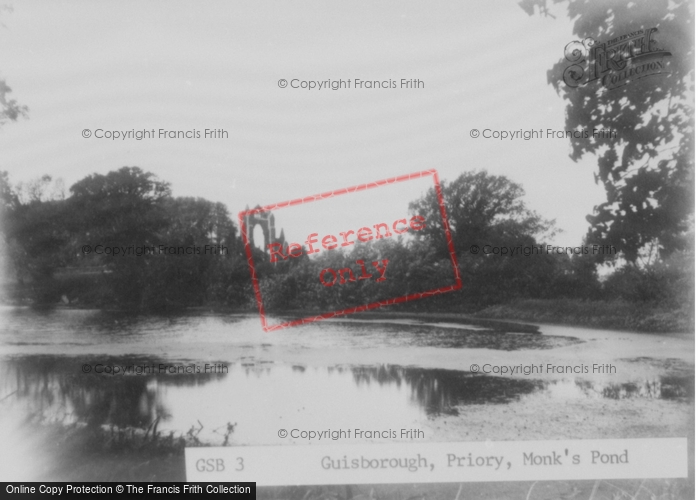 Photo of Guisborough, Priory, Monk's Pond c.1955
