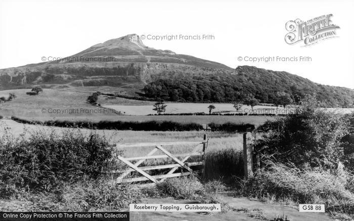 Photo of Guisborough, Roseberry Topping c.1965