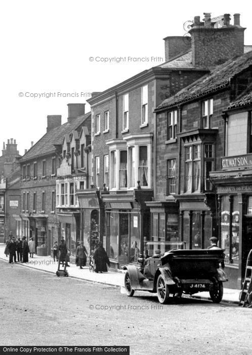 Photo of Guisborough, Shops Near The Market Place 1918