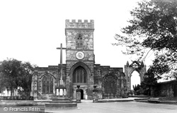 St Nicholas Church And Cenotaph c.1955, Guisborough