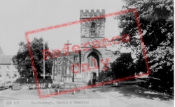 St Nicholas' Church And Memorial c.1965, Guisborough