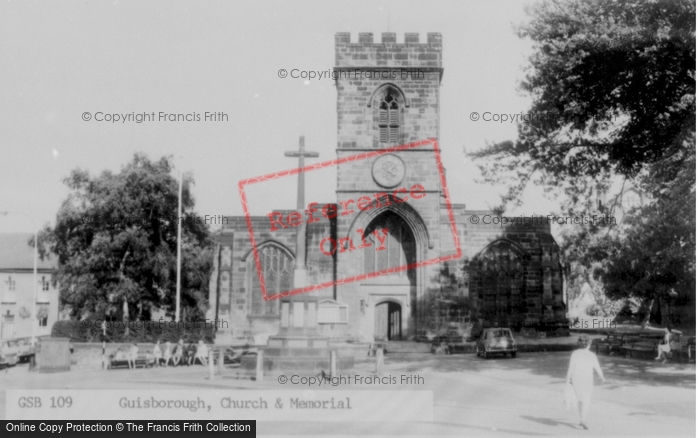 Photo of Guisborough, St Nicholas' Church And Memorial c.1965