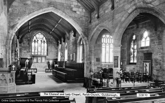 Photo of Guisborough, St Nicholas' Church, Chancel And Lady Chapel c.1965
