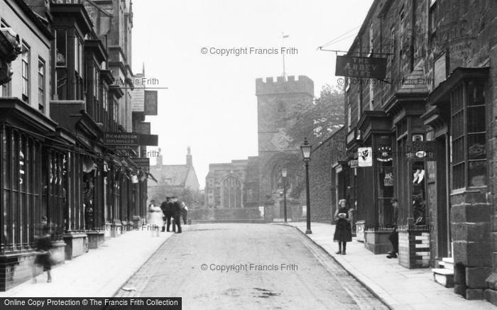 Photo of Guisborough, The Abbey Cafe In Church Street 1913