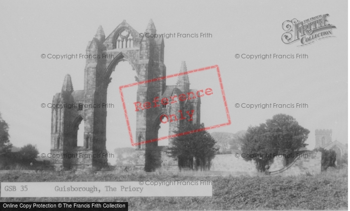 Photo of Guisborough, The Priory c.1955