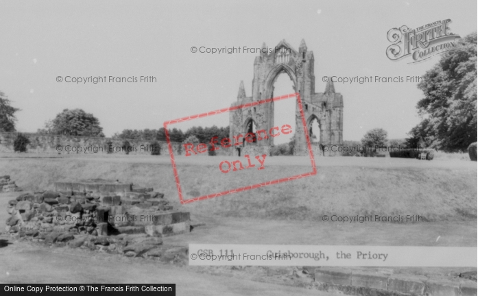 Photo of Guisborough, The Priory c.1965