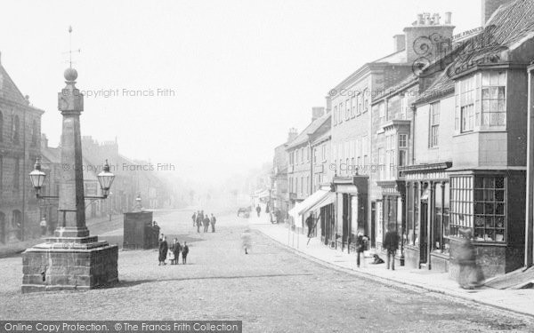 Photo of Guisborough, The Public In The Market Place 1891