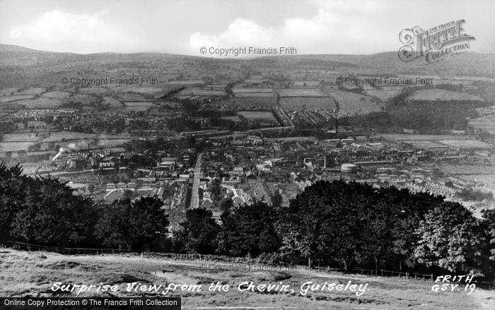 Photo of Guiseley, From The Chevin c.1955