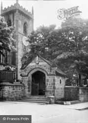 Parish Church And Lychgate c.1955, Guiseley