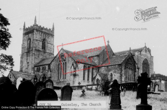 Photo of Guiseley, St Oswald's Church c.1955
