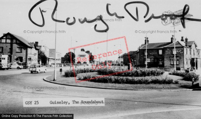 Photo of Guiseley, The Roundabout c.1965