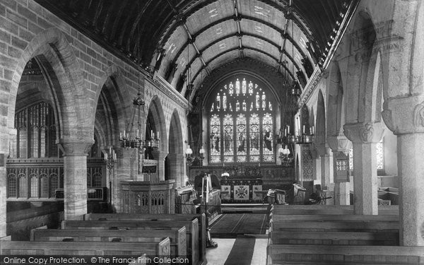Photo of Gulval, Church Interior 1897