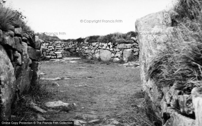 Photo of Gulval, Chysauster, Hut 4 From Entrance c.1955