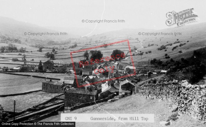 Photo of Gunnerside, From Hill Top c.1955