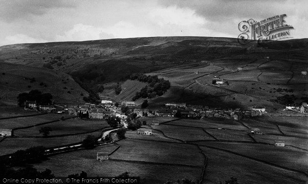 Photo of Gunnerside, From Spring End c.1955