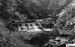 Oxnop Falls c.1960, Gunnerside