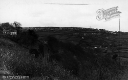 View From Calstock Church c.1955, Gunnislake