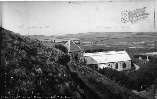 Photo of Gunwalloe, St Winnalloe's Church c.1960