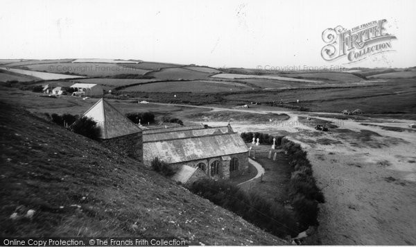 Photo of Gunwalloe, St Winnaloe's Church c.1960