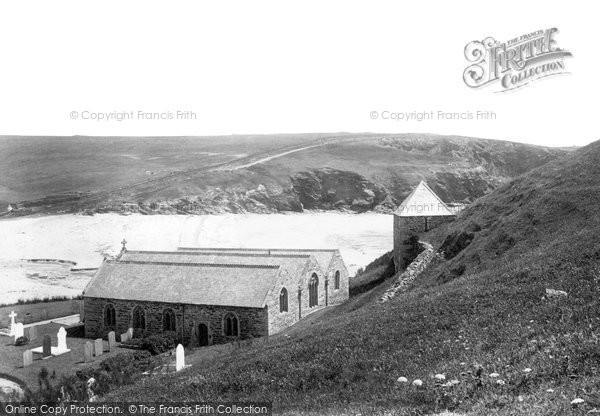 Photo of Gunwalloe, St Winwalloe's Church 1903