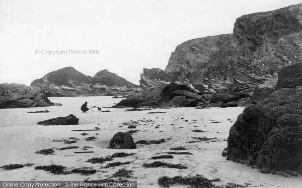 Photo of Gunwalloe, Trevelgue Cliffs 1899