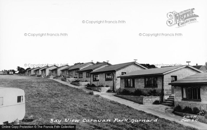 Photo of Gurnard, Bay View Caravan Park c.1960