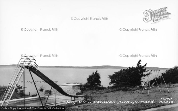 Photo of Gurnard, Bay View Caravan Park c.1960