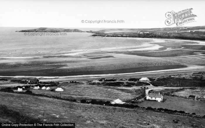 Photo of Gwbert On Sea, And Cardigan Island From Poppit c.1939