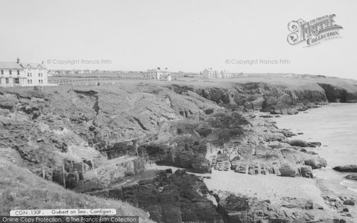 Photo of Gwbert On Sea, c.1960