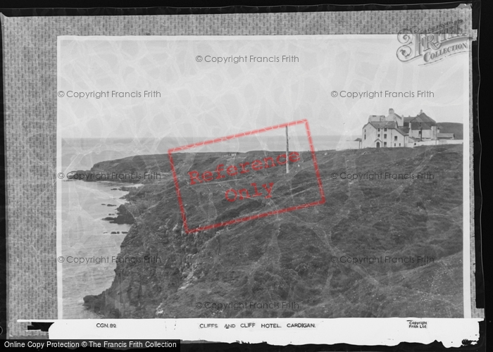 Photo of Gwbert On Sea, Cliff And Cliff Hotel c.1956