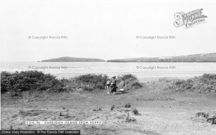 Photo of Gwbert On Sea, Island From Poppit c.1960