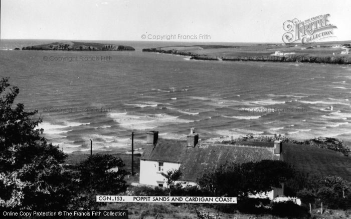 Photo of Gwbert On Sea, Poppit Sands And Cardigan Coast c.1965