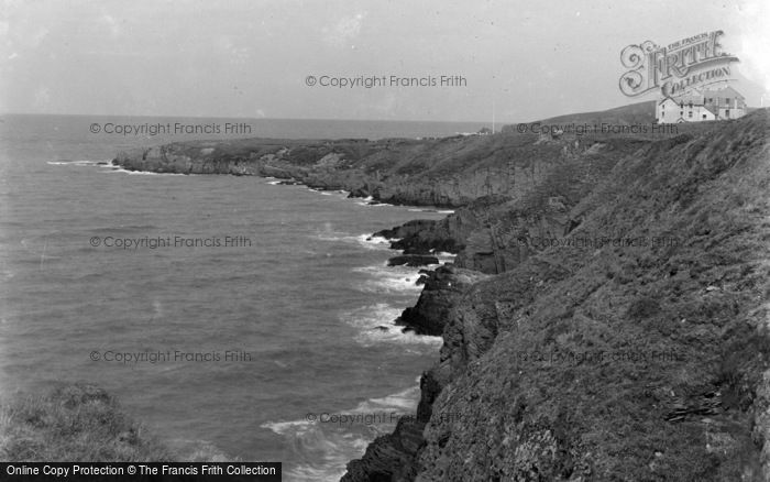Photo of Gwbert On Sea, The Cliffs c.1955