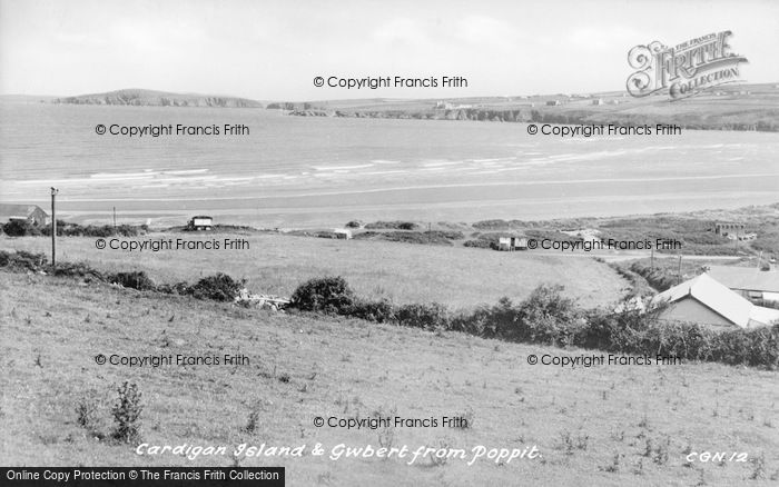 Photo of Gwbert On Sea, The View From Poppit c.1950