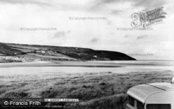 Gwbert-on-Sea, View Towards Poppit c.1960, Gwbert