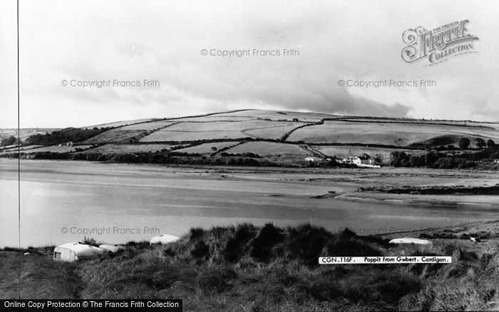 Photo of Gwbert On Sea, View Towards Poppit c.1960