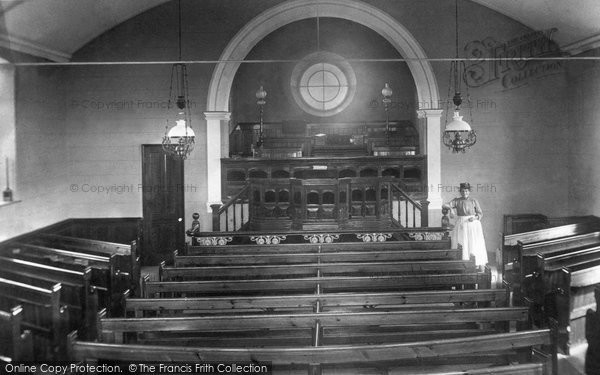 Photo of Gweek, Wesleyan Church Interior 1904