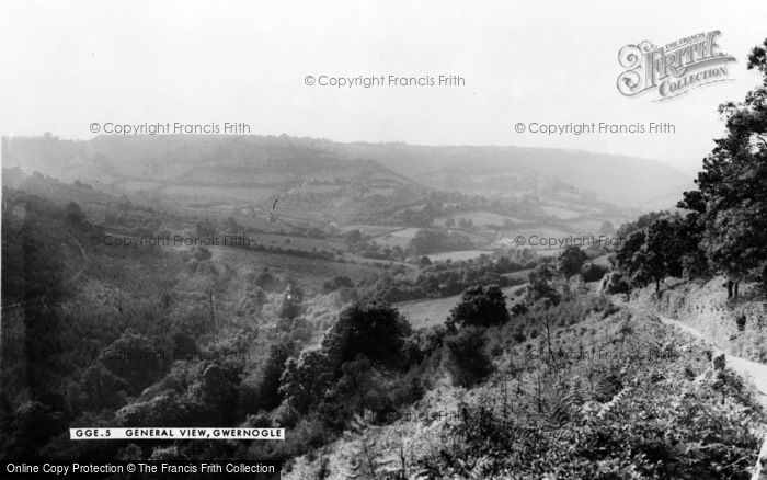 Photo of Gwernogle, General View c.1955